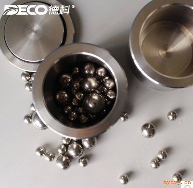 “DECO德科 实验室250ml不锈钢真空球磨罐 充惰性气体不锈钢球磨罐