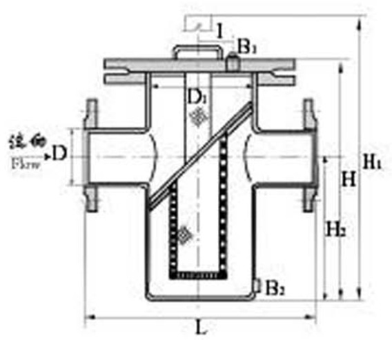 蓝式过滤器（筒型过滤器） 结构图